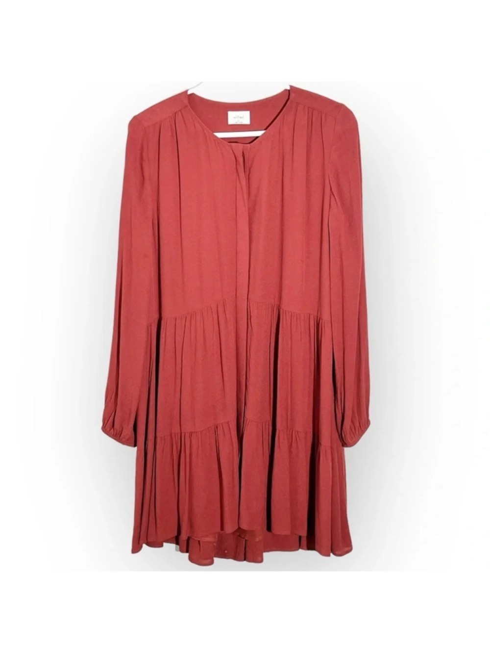 New Wilfred by Aritzia Barossa Dress in Carmine Red size XS - Picture 2 of 6